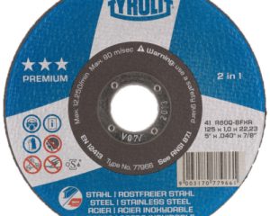 Rezna ploča 2in1 za inox i čelik - 115x2,5x22,23