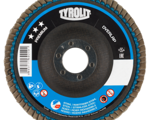 Lamelirani disk OVERLAP za čelik i inox - 115x22,23 gr.40