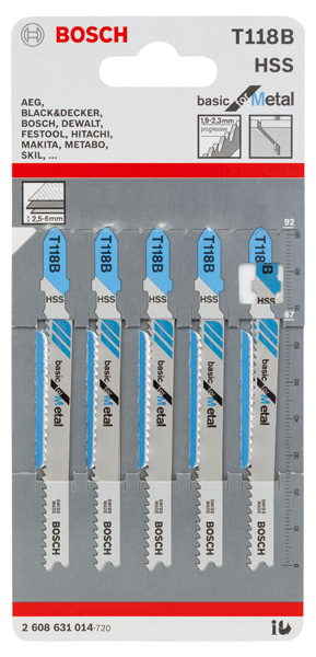 List ubodne pile T 118 B - 5kom - Slika 2
