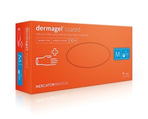 Jednokratne rukavice od latexa DERMAGEL COATED 100/1