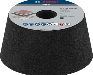 Konusni brusni lonac PRO Stone Conical Cup Wheel, 90 x 110 x 55 mm, G30