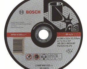 Rezna ploča PRO Stainless Steel, 180 x 3 x 22,23 mm