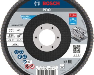 Lamelirani brusni disk PRO X571, ravan, 125 mm, G60