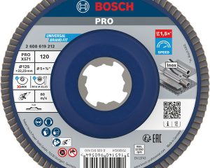 Lamelirani brusni disk PRO X571, ravan, 125 mm, G120, X-Lock