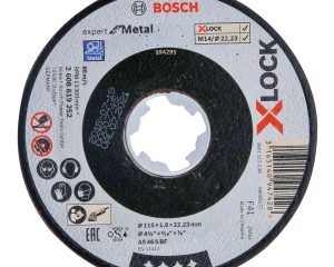 Lijepljena rezna ploča PRO Metal, 115 x 1,6 x 22,23 mm, X-Lock