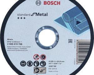 Ravna rezna ploča Standard for Metal 125 mm, 22,23 mm