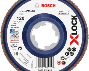 Lamelirani brusni disk X551 Expert for Metal X-LOCK