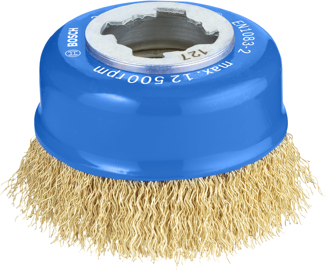 Lončasta četka PRO Metal clean, 75 x 0,30 mm, X-Lock