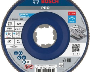 Lamelirani brusni disk PRO X571, pod kutom, 125 mm, G120, X-Lock