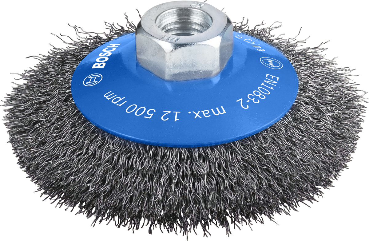 Konusna četka PRO Metal clean, 100 x 0,3 mm, s navojem