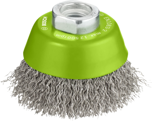 Lončasta četka PRO Stainless Steel clean, 65 x 0,3 mm, s navojem