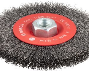 Pločasta žičana četka PRO Metal clean, 115 x 0,3 mm, s navojem
