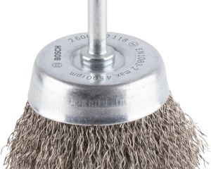 Lončasta četka PRO Stainless Steel clean s ravnim prihvatom, 60 x 0,3 mm