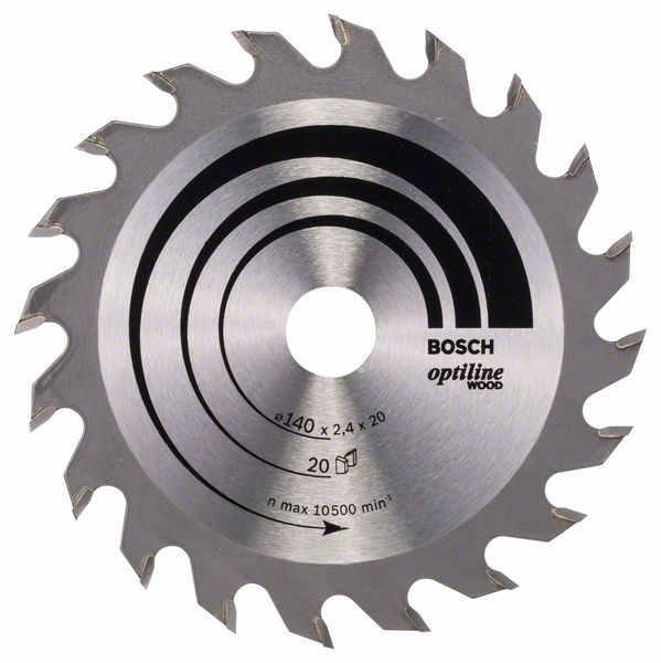 List kružne pile PRO Wood Circular, 140 x 2,4 x 20 mm, T20