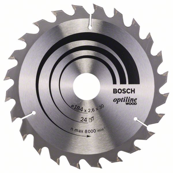List kružne pile PRO Wood Circular, 184 x 2,6 x 30 mm, T24