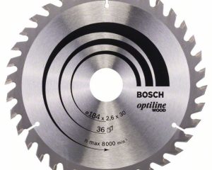 List kružne pile PRO Wood Circular, 184 x 2,6 x 30 mm, T36