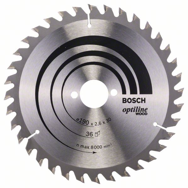 List kružne pile PRO Wood Circular, 190 x 2,6 x 30 mm, T36