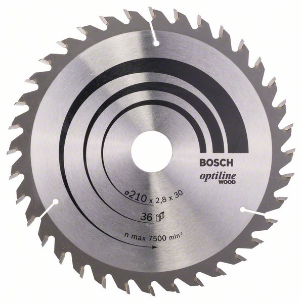 List kružne pile PRO Wood Circular, 210 x 2,8 x 30 mm, T36