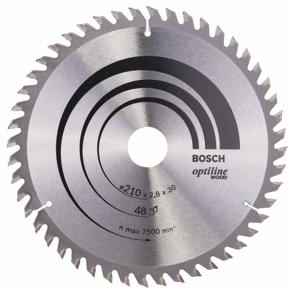 List kružne pile PRO Wood Circular, 210 x 2,8 x 30 mm, T48
