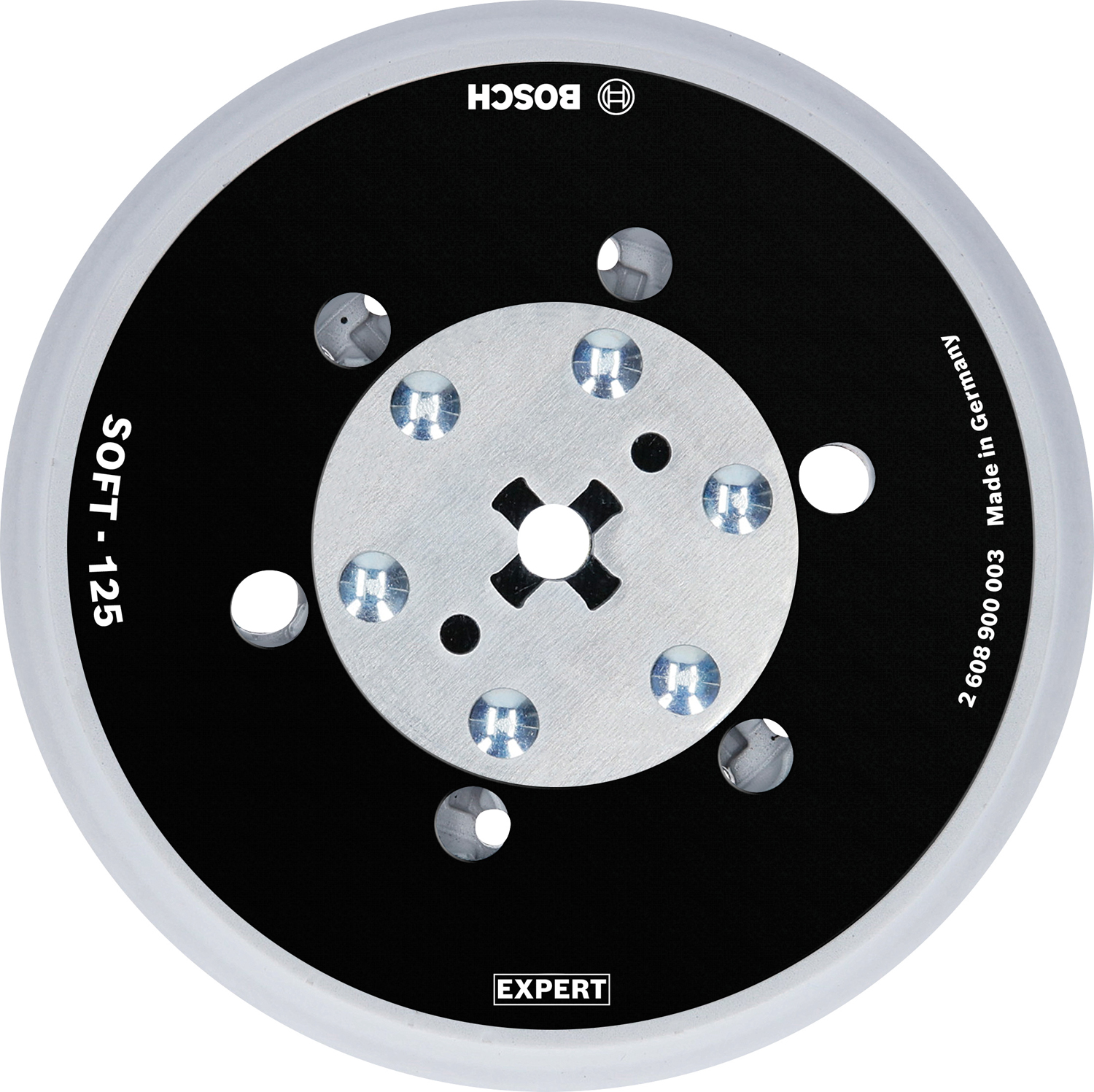 Brusni tanjur EXPERT Multihole Universal, 125 mm, meki