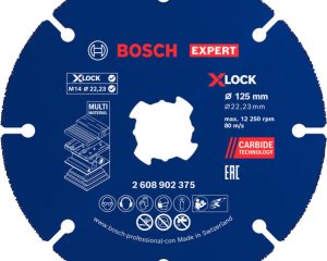 Karbidna rezna ploča EXPERT Multi Material, 125 x 22,23 mm, X-Lock