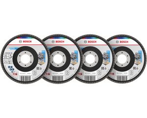X451 set preklopnih diskova, 115 x 22,23 mm, G40; 60; 80; 120, T29, 15 kom
