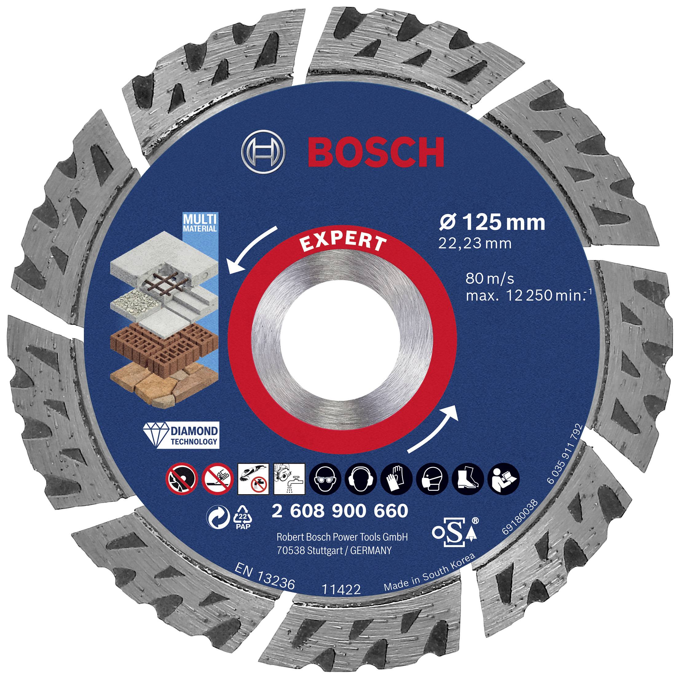 Dijamantna rezna ploča EXPERT MultiMaterial 125 x 22,23 x 2,2 x 12 mm