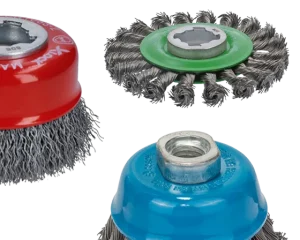 Žičana četka za kutne brusilice i rotacijske bušilice / uvrtače
