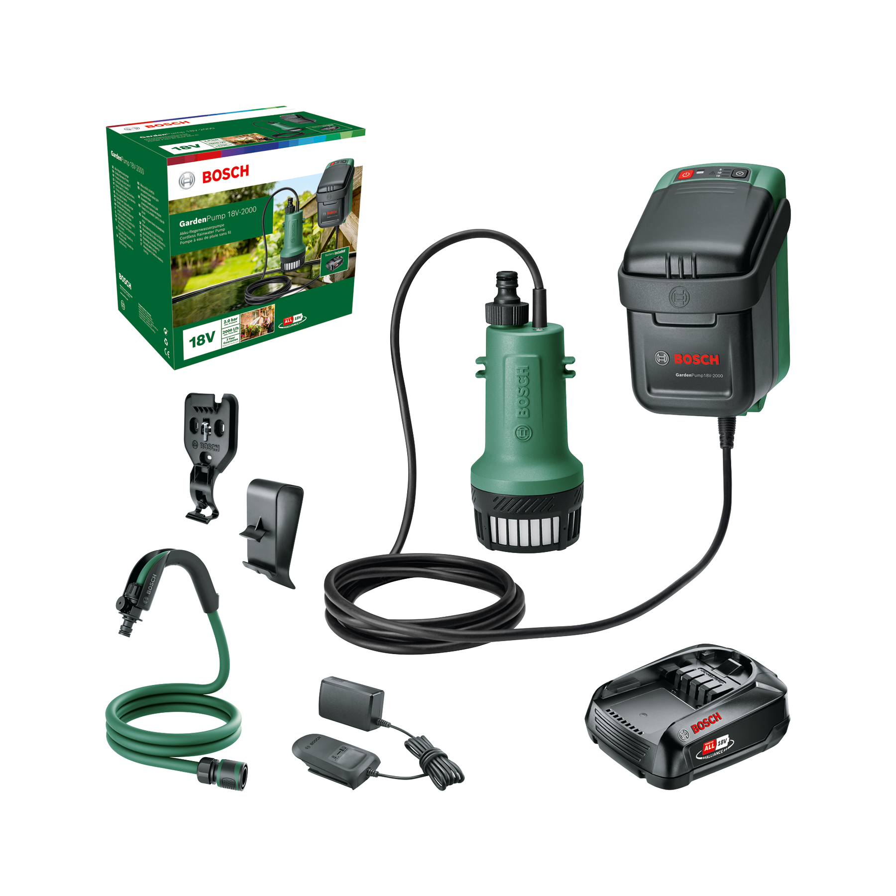 GardenPump 18V-2000 - Slika 2