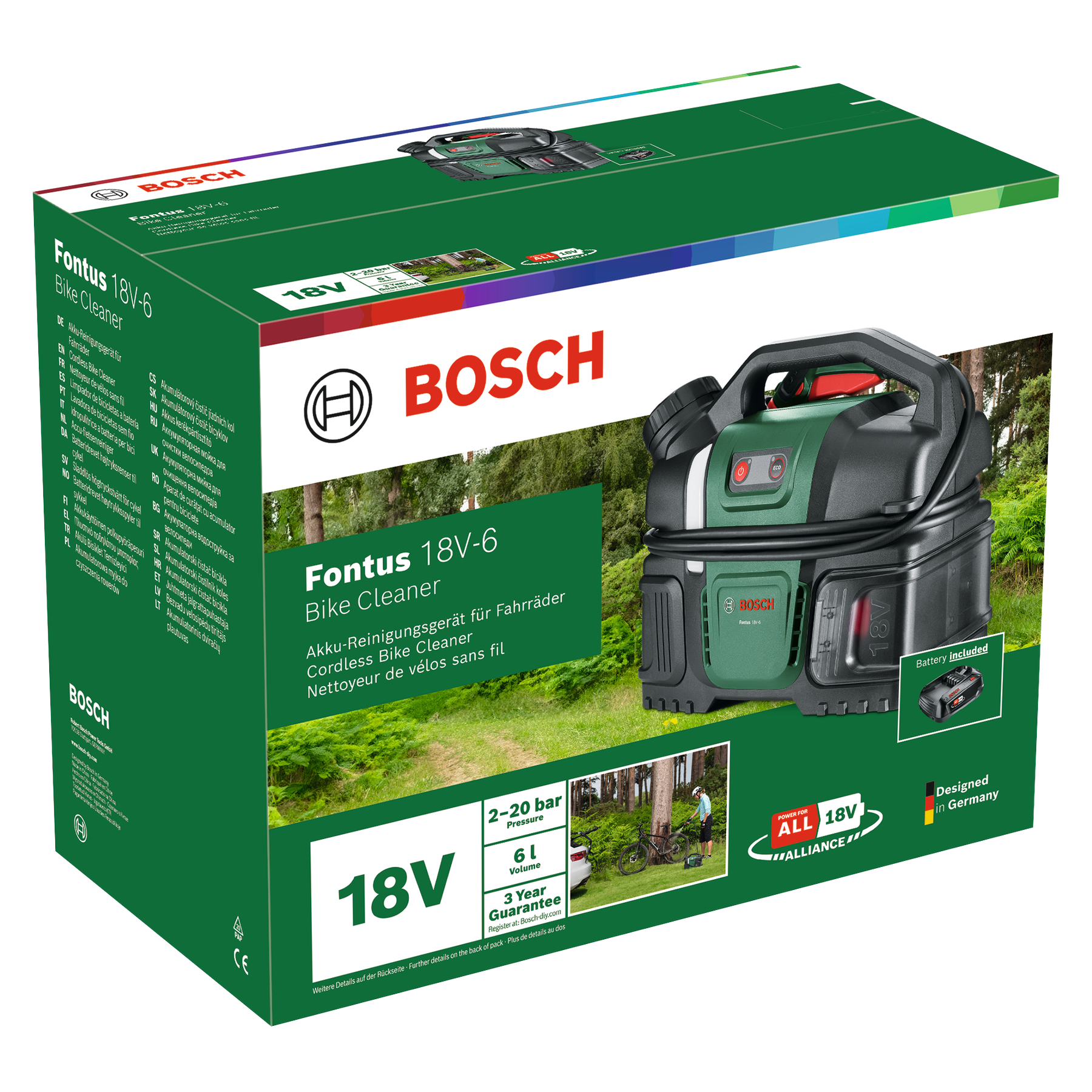 Perač bicikla Fontus 18V-6 - Slika 2
