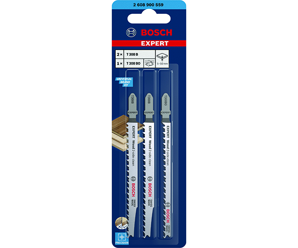 Set listova ubodne pile EXPERT Wood 2-side clean, 3 kom. - Slika 2