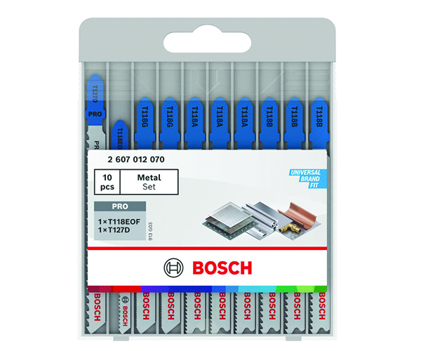 Komplet listova ubodne pile Metal, 10 kom. - Slika 2