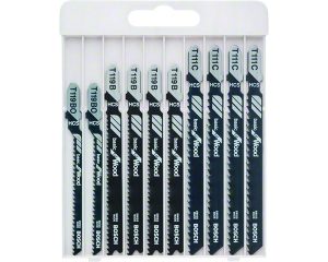 10-dijelni set listova ubodne pile Basic for Wood