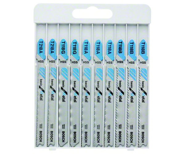 10-dijelni set listova ubodne pile Basic for Metal