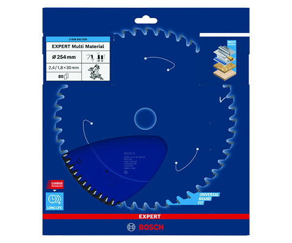 List kružne pile EXPERT Multi Material, 254 x 2,4/1,8 x 30 mm, T80 - Slika 2