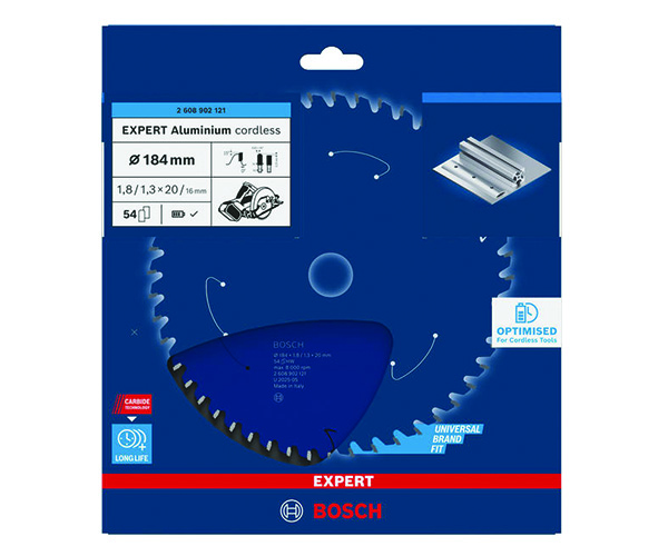 List kružne pile EXPERT Aluminium cordless, 184 x 1,8/1,3 x 20 mm, T54 - Slika 2