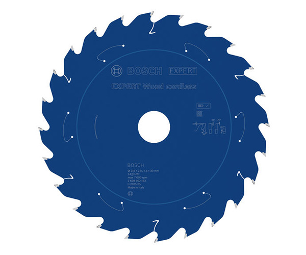 List kružne pile EXPERT Wood cordless, 216 x 2/1,4 x 30 mm, T24