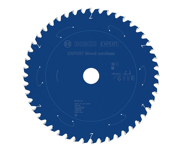 List kružne pile EXPERT Wood cordless, 254 x 2,1/1,6 x 30 mm, T48