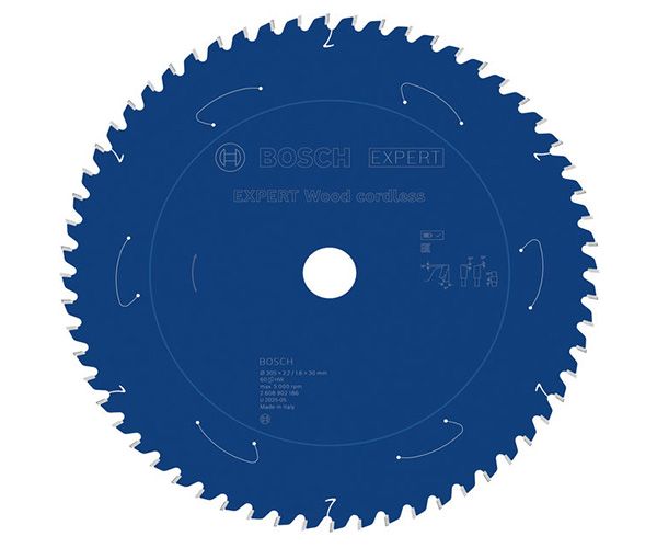 List kružne pile EXPERT Wood cordless, 305 x 2,2/1,6 x 30 mm, T60