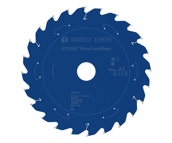 List kružne pile EXPERT Wood cordless, 210 x 2/1,4 x 30 mm, T24