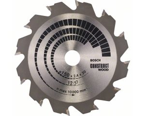 List kružne pile PRO Construct Wood, 150 x 2,4 x 20 mm